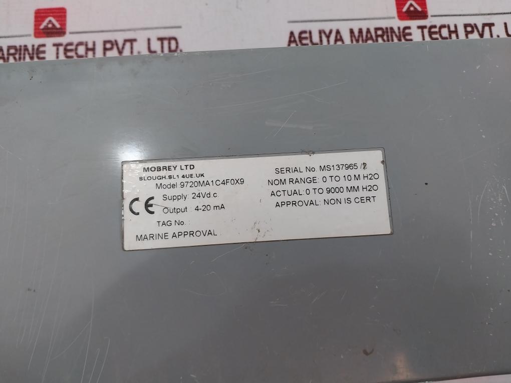 Mobrey 9720Ma1C4F0X9 24Vdc