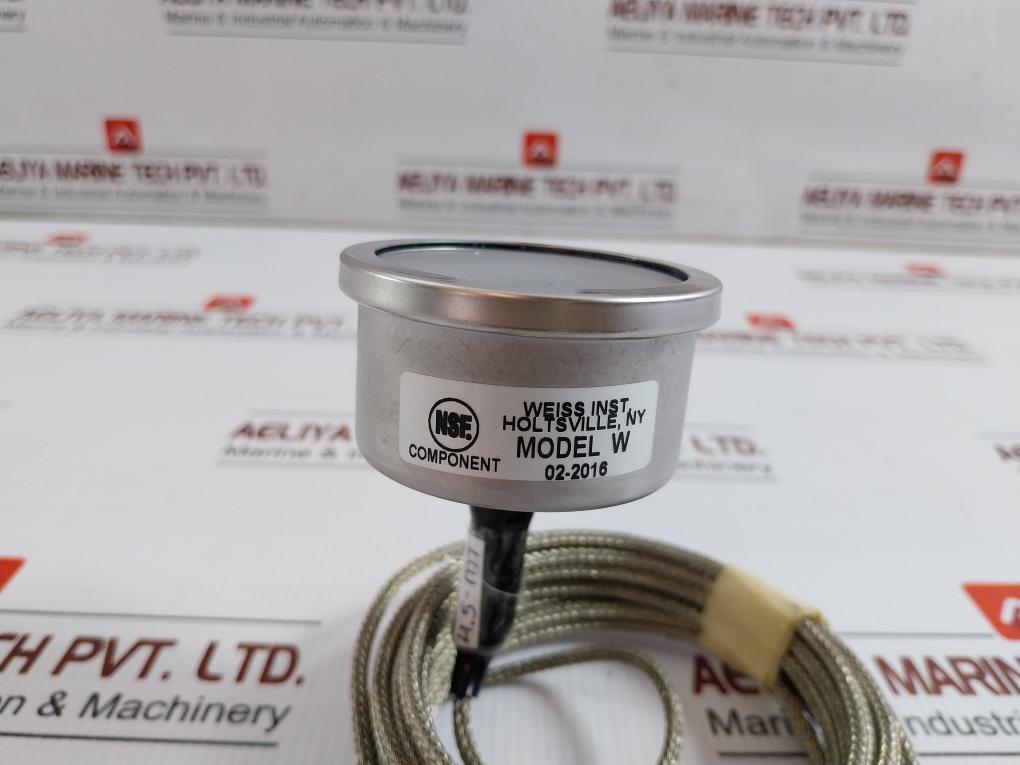 Model W Analog Temperature Indicator 4.5 Meter Weiss Inst