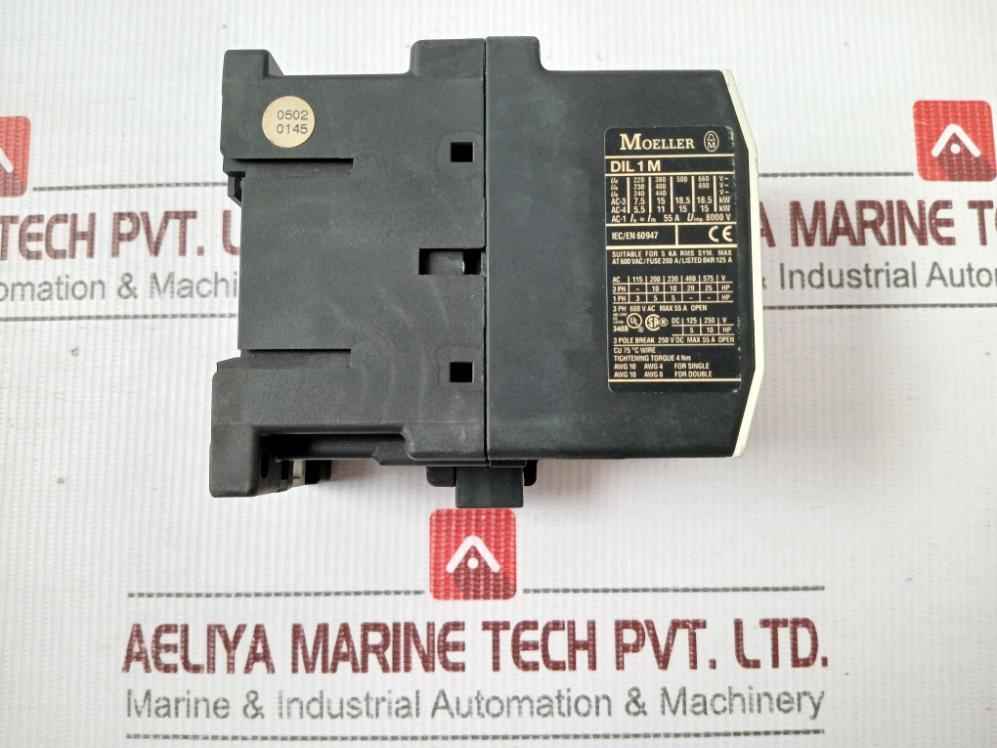 Moeller Dil 1m Magnetic Contactor 3 Pole Break 250v Dc Max 55a