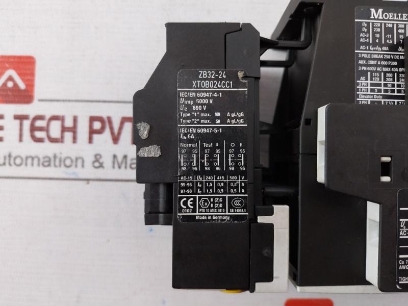 Moeller Dil M 32-10 Contactor With Overload Relay 230V50Hz/240V60Hz 690V A039962