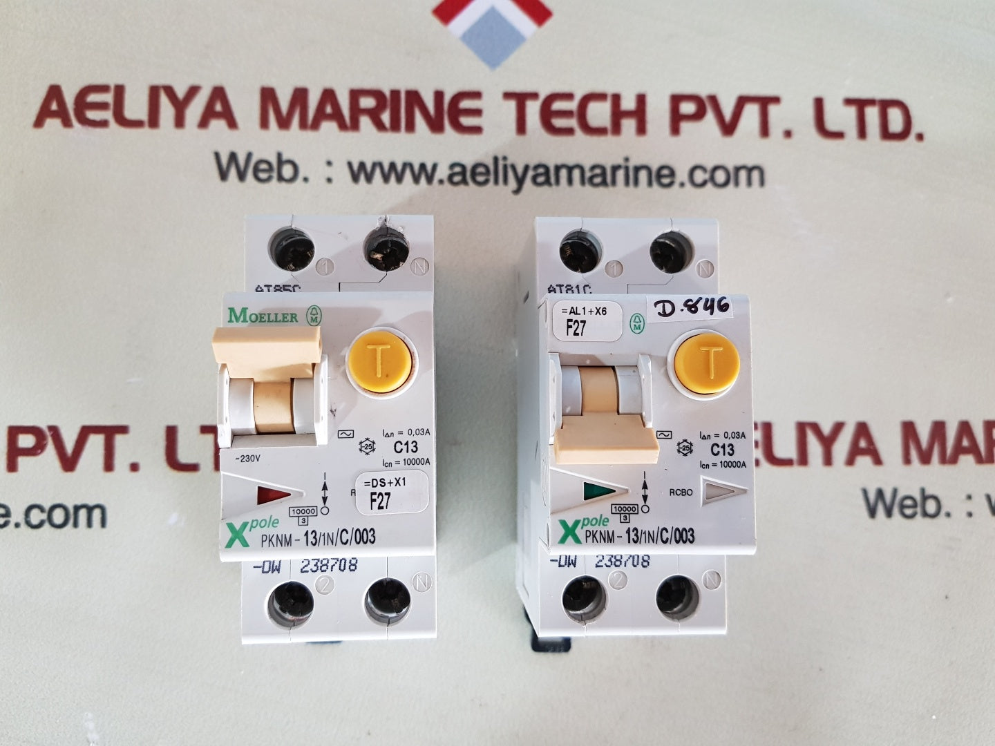 Moeller X Pole Pknm-13/1N/C/003-dw Miniature Circuit Breaker 10000A
