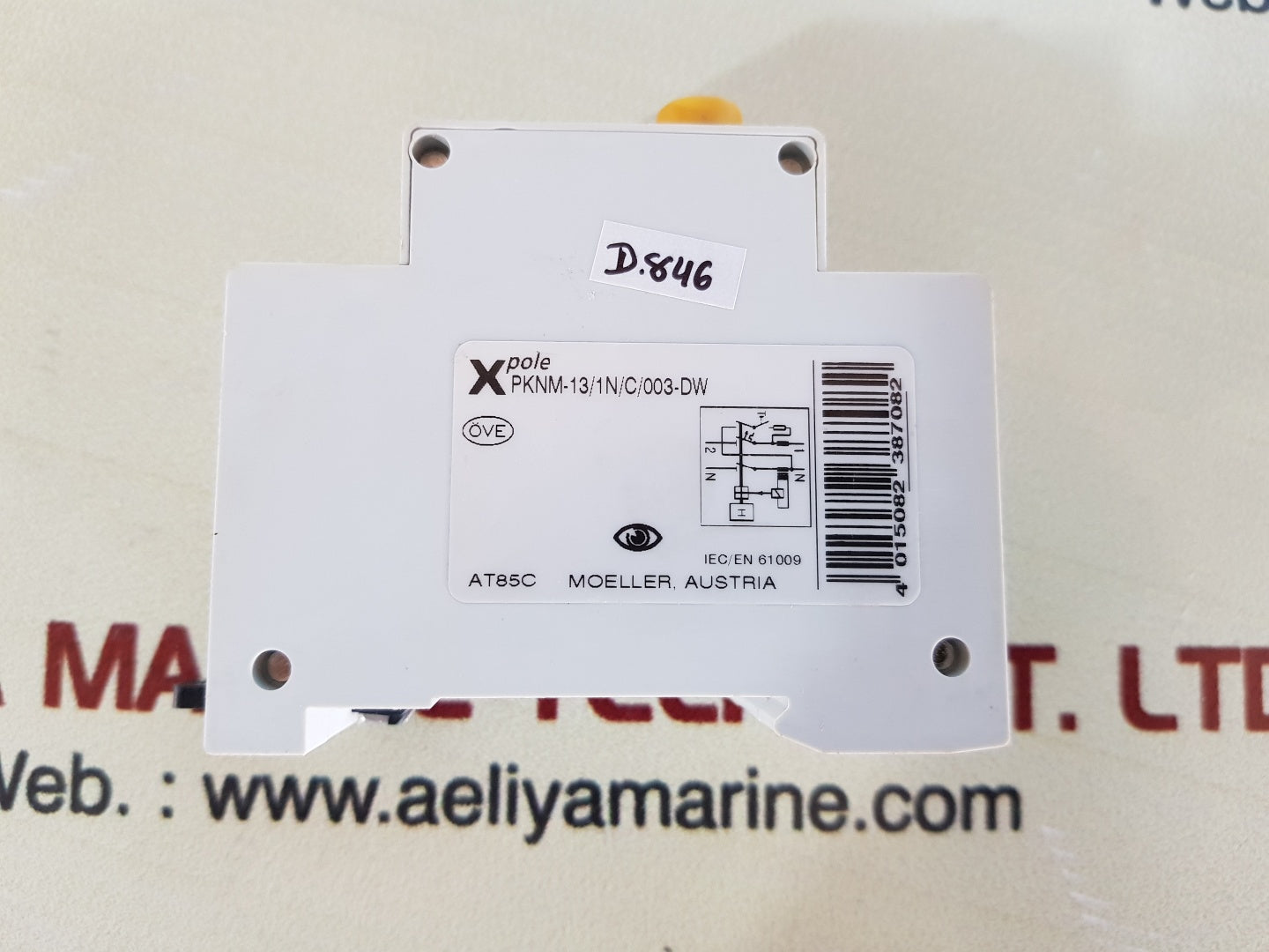 Moeller X Pole Pknm-13/1N/C/003-dw Miniature Circuit Breaker 10000A