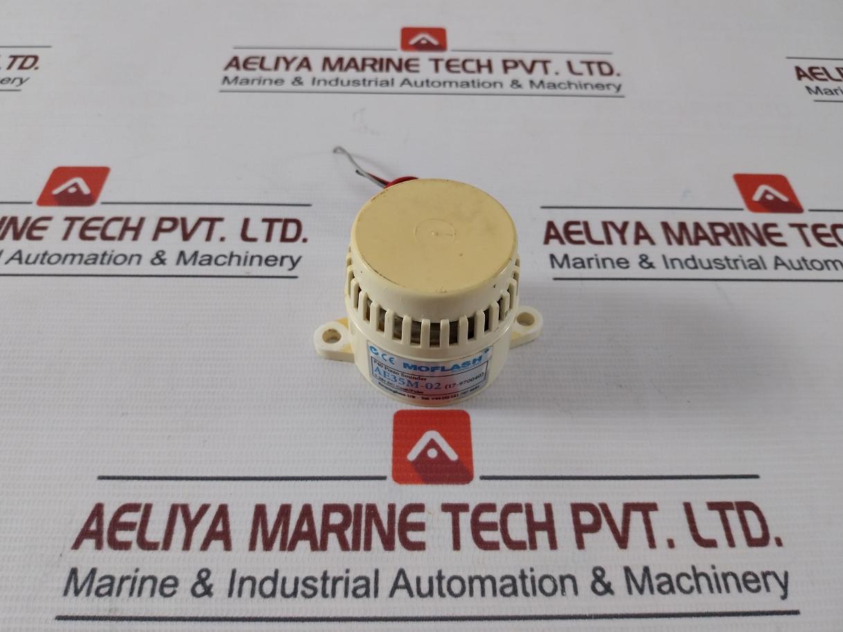 Moflash Signalling Ae35M-02 P40 Piezo Sounder Buzzer 17-970040 5-28V Dc