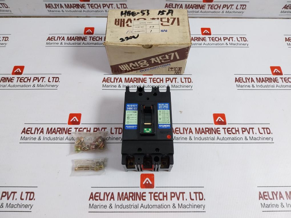 Molded-Case-Circuit-Breaker-660V-30A-Hyundai-Hbe-53-3-pole-208473-1