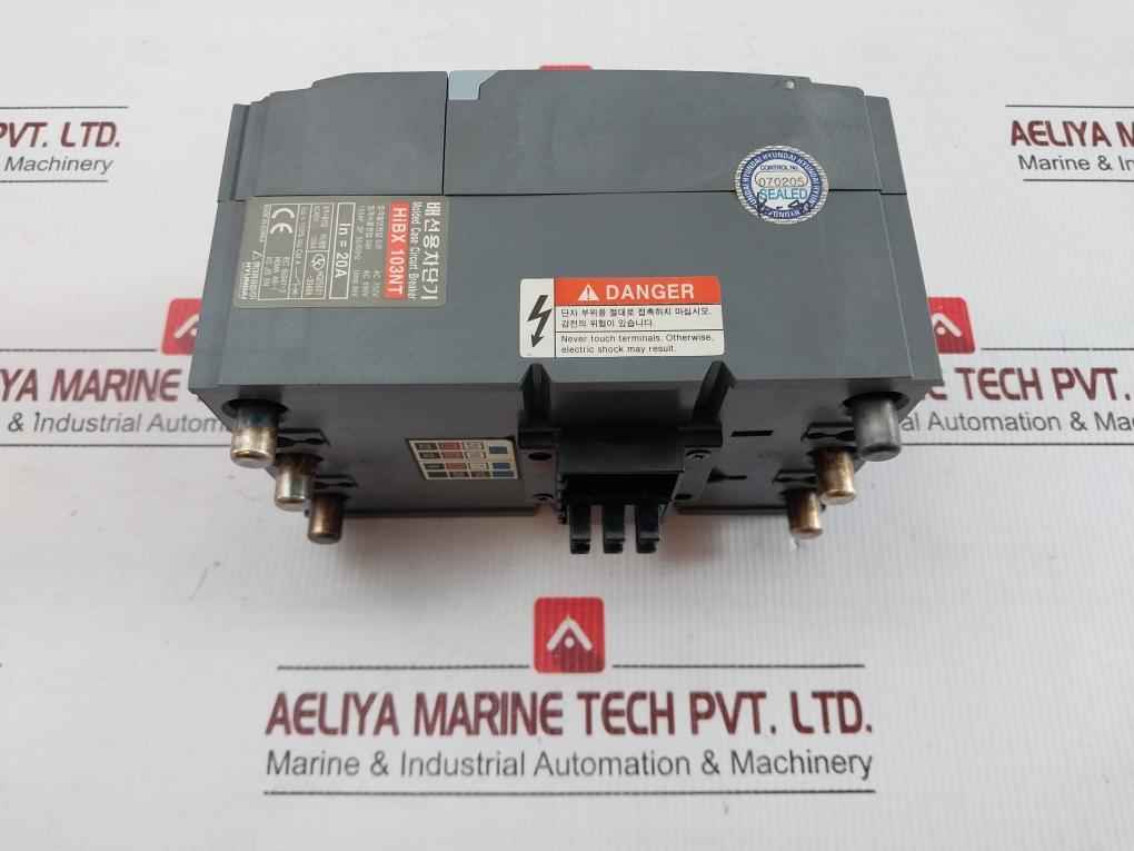 Molded Case Circuit Breaker Ac200-230V 50/60Hz Hyundai Hibx 103Nt