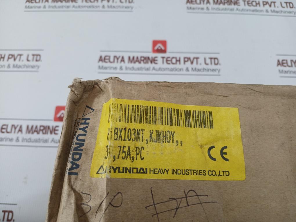 Molded Case Circuit Breaker Ac 750V 50/60Hz Hyundai Hibx 103Nt