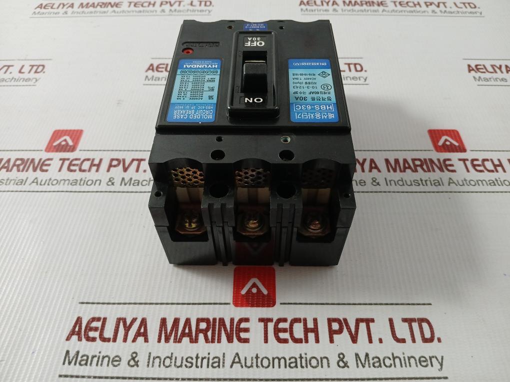 Molded Case Circuit Breaker Hbs-63C Hyundai 660V