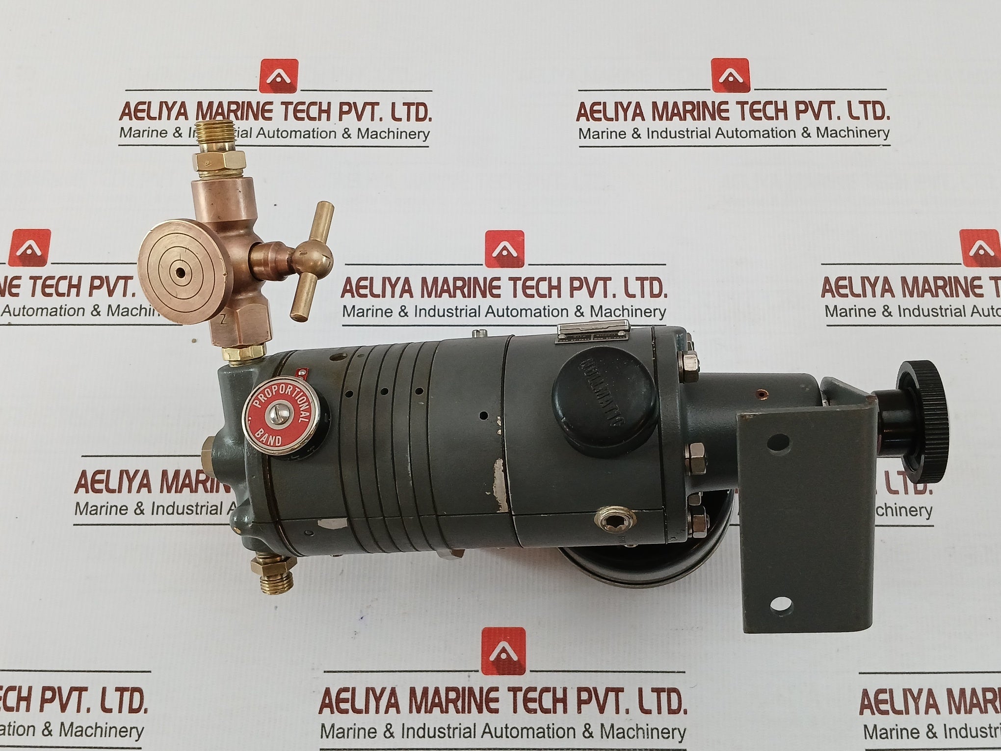 Model 55 Nullmatic Controller Receiver Gauge 3-15 Psi Mkp7525 Moore Products