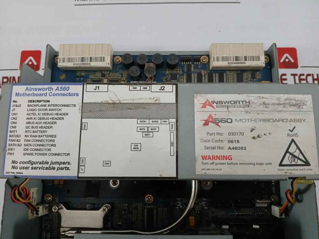 Motherboard Front Panel & Connector Assembly A560 Ainsworth Dc12V 0.89W