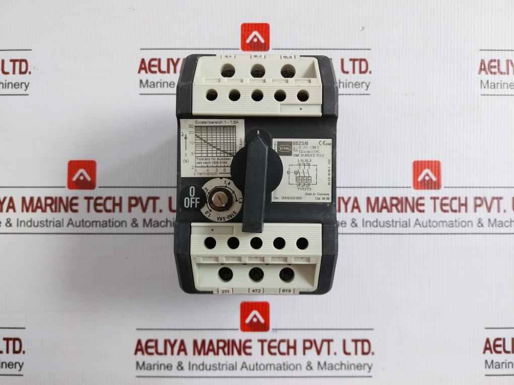 Motor Protection Switch 1.0–1.6A Stahl 8523/81-06-000