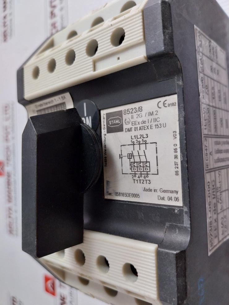Motor Protection Switch 1.0–1.6A Stahl 8523/81-06-000