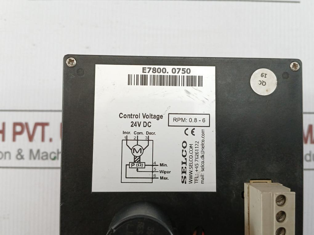 Motorized Potentiometer E7800.0750 Selco 24V Dc