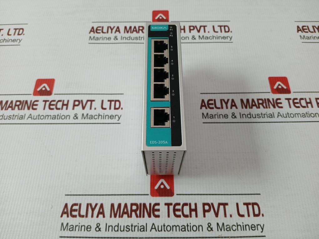 Moxa 5 Port Ethernet Switch Eds-205A Rev 2.1.0