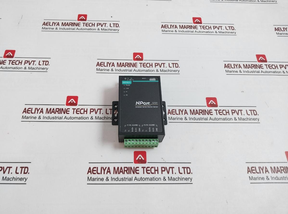 Moxa Nport 5232I General Device Server 12-48 Vdc 365 Ma Revision 2.1.1