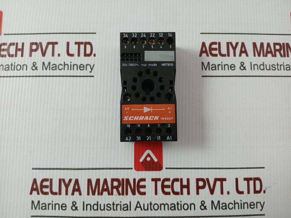 Mr78110 Schrack Socket For Relay 10A/380V