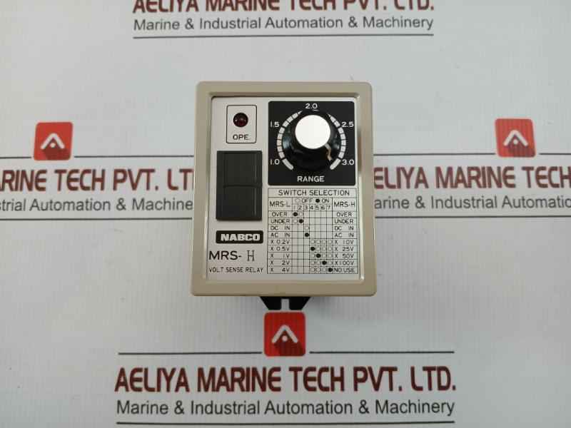 Mrs-h Volt Sense Relay Nabco Dc24V