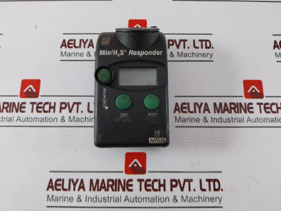 Msa Minih2S Responder Oxygen Detector