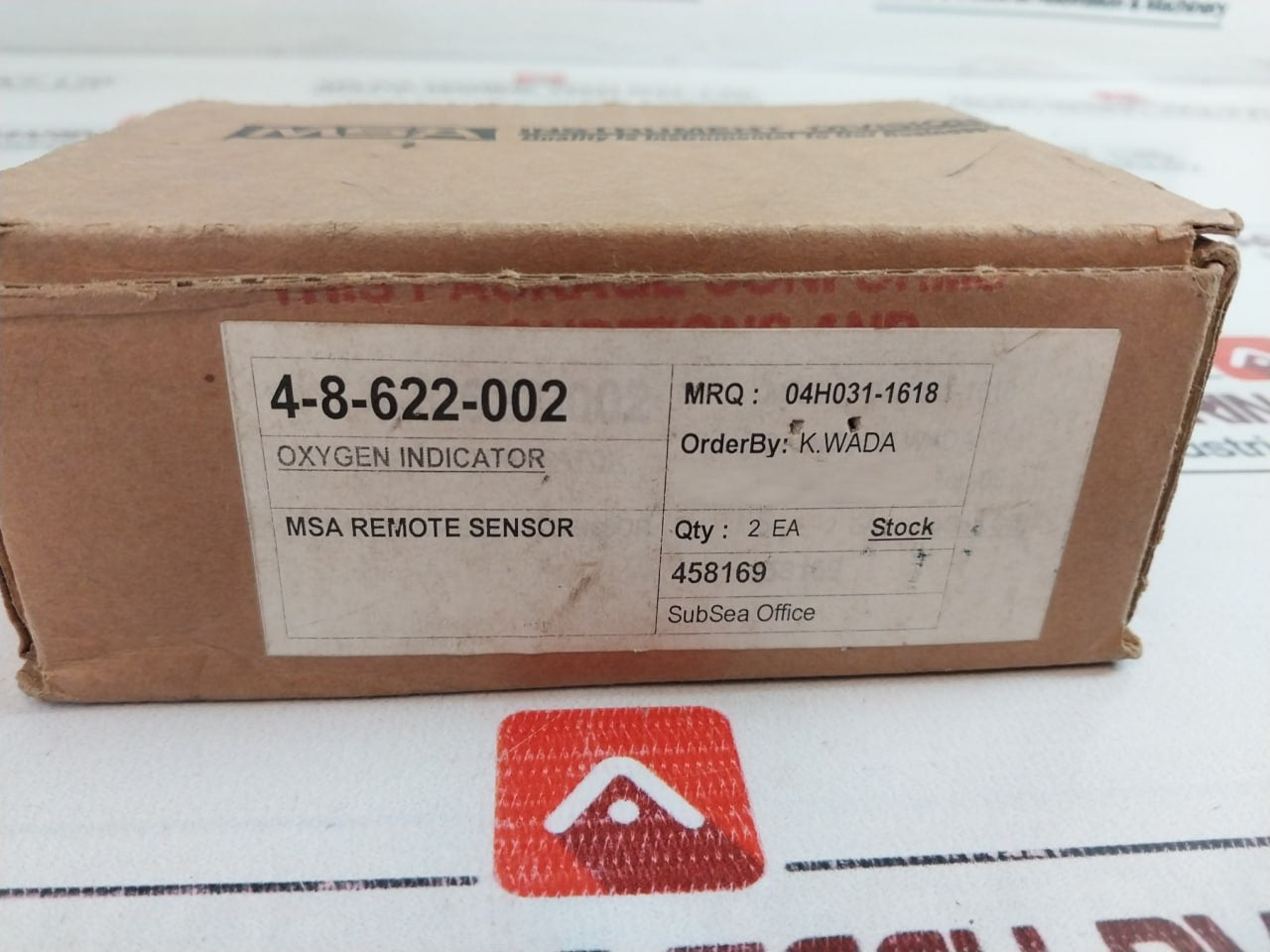 Msa 458169 Oxygen Sensor Remote Cable 04H031-1618