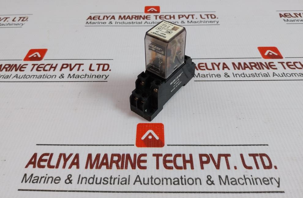 Msp 2P 240A Power Relay With Socket 240Vac Salzer