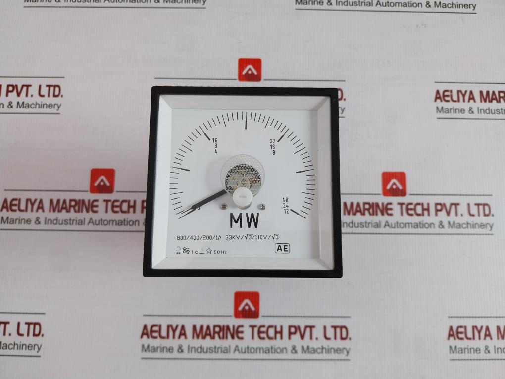 Mt-wattmeter-sq-96 Automatic Electric Analog Megawatt Power Meter