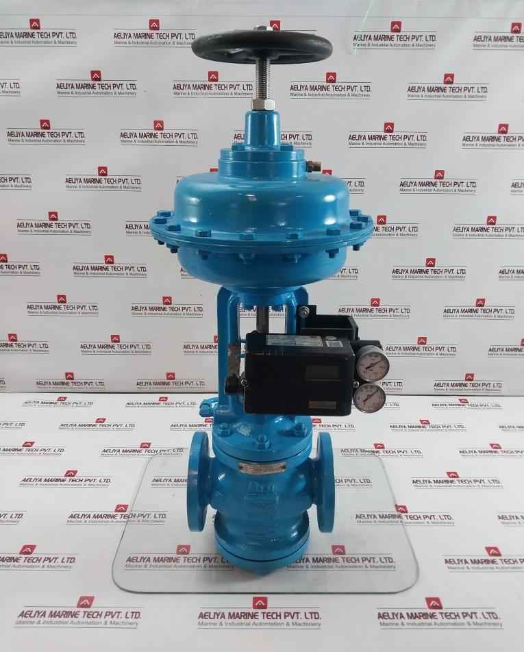 Mt.H Control Valves 2-way Pneumatic Control Valve W/ Smart Positioner Hnd-fln