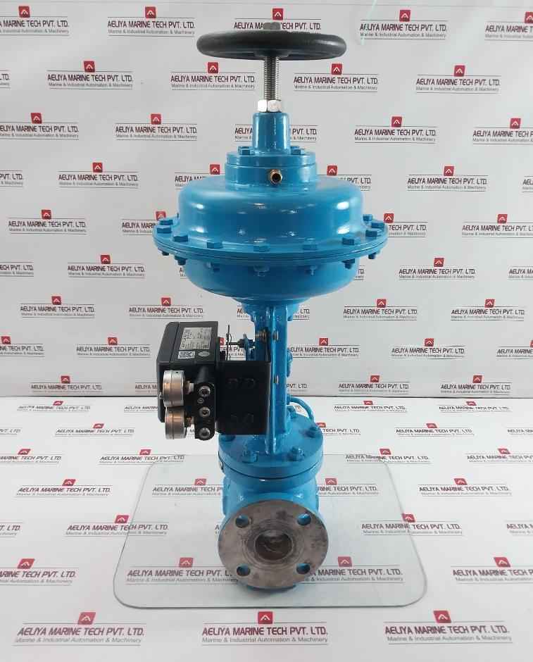 Mt.H Control Valves 2-way Pneumatic Control Valve W/ Smart Positioner Hnd-fln