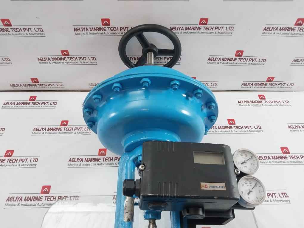 Mt.H Control Valves 2-way Pneumatic Control Valve W/ Smart Positioner Hnd-fln