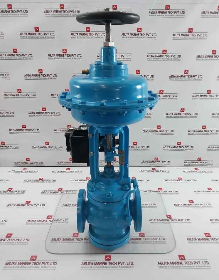 Mt.H Control Valves 2-way Pneumatic Control Valve W/ Smart Positioner Hnd-fln