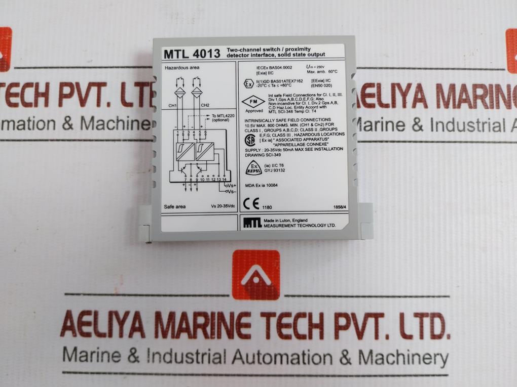 Mtl-4013-Proximity-Detector-Interface-Module-20-35-Vdc-Measurement-Technology-5