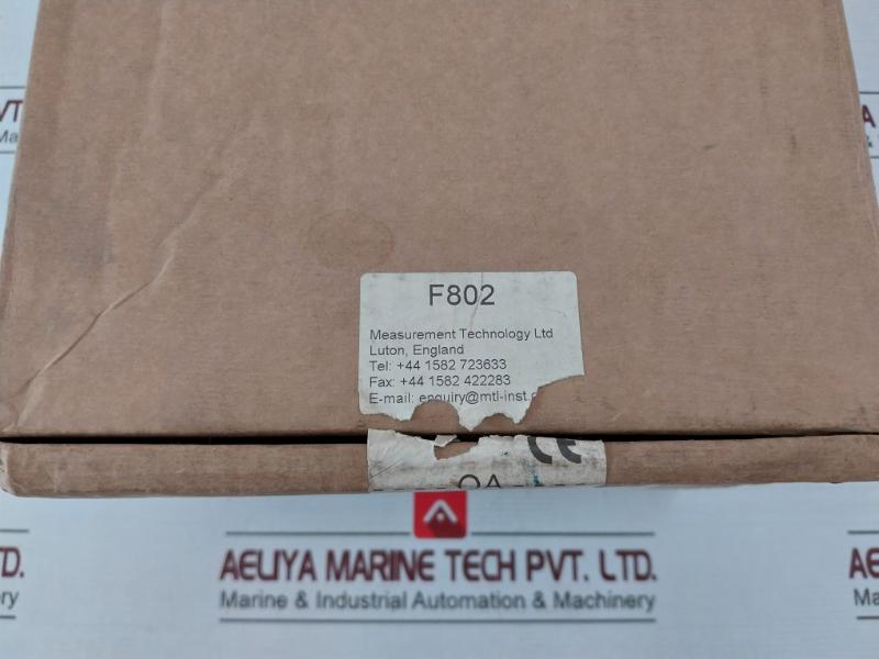 Mtl F802 Fieldbus Power Supply 7A Max 30Vdc, 580Ma Mt0000001704