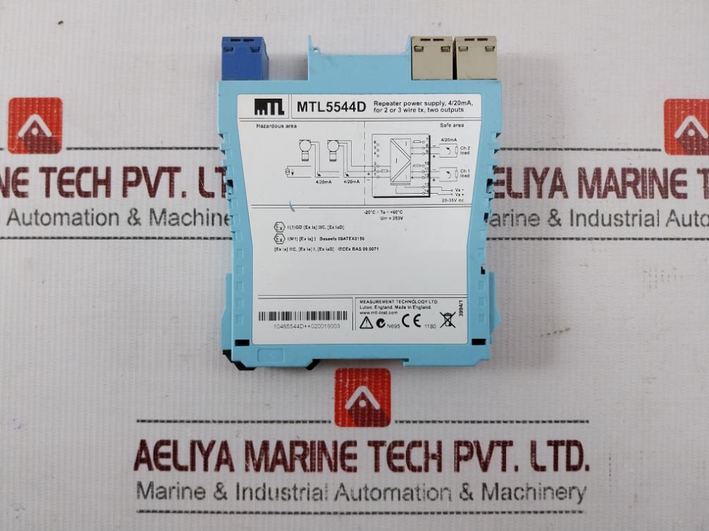Mtl Mtl5544D Repeater Power Supply 20-35V Dc