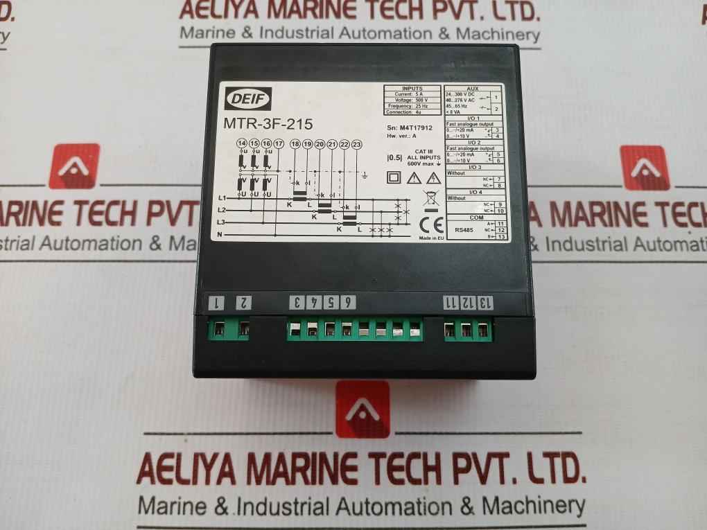 Mtr-3F-215 Multi-transducer 500 V 5A 25 Hz Deif