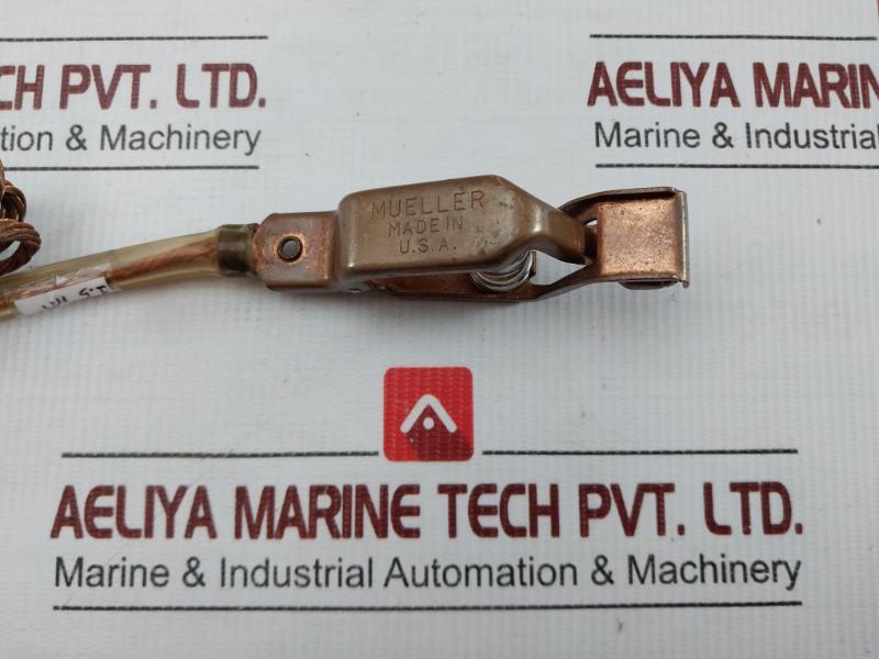 100 Amp Heavy-duty Grounding Clip Cable Assembly 1.5-meter Mueller