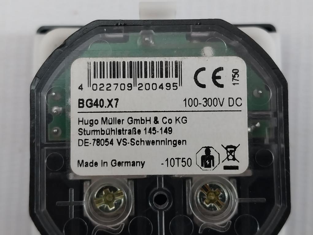 Muller 100-300V Dc Elapsed Time Counter Bg40.X7