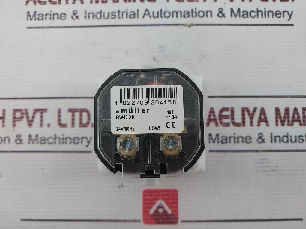 Muller Bw40.X8 Hour Meter Counter 24V/60Hz