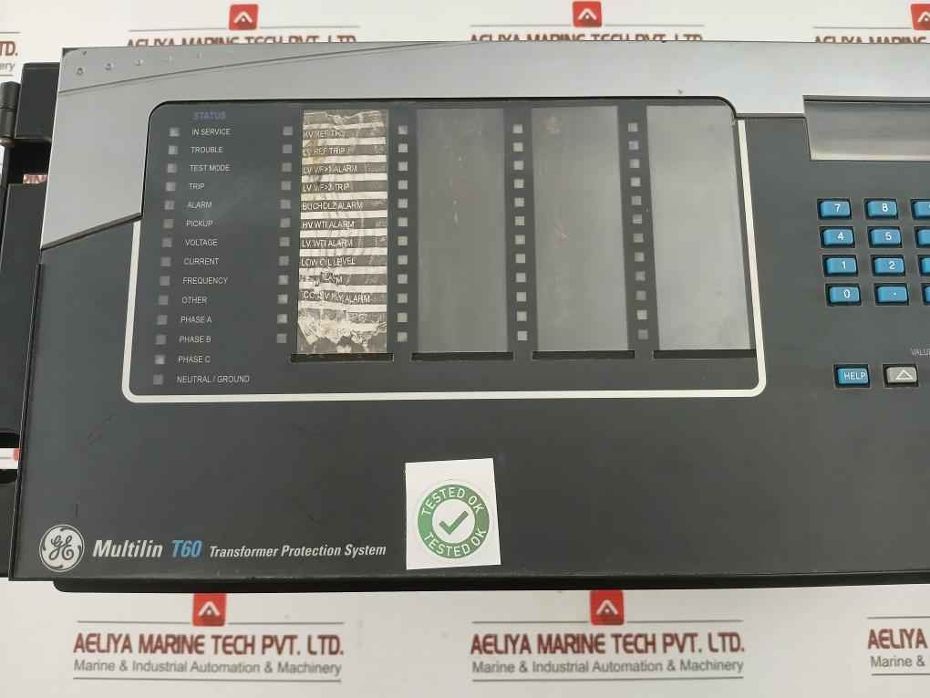 Multilin T60 Transformer Management Relay System By Ge T60Uj3Hkhf8Nh6Dm8Lp67U67Wxx