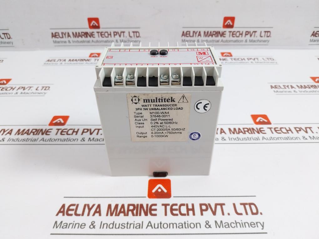 Multitek-50-60Hz-4-20Ma-440-Vac-Watt-Transducer-3Ph-3W-Unbalanced-Load-M100-WA4-210316-2