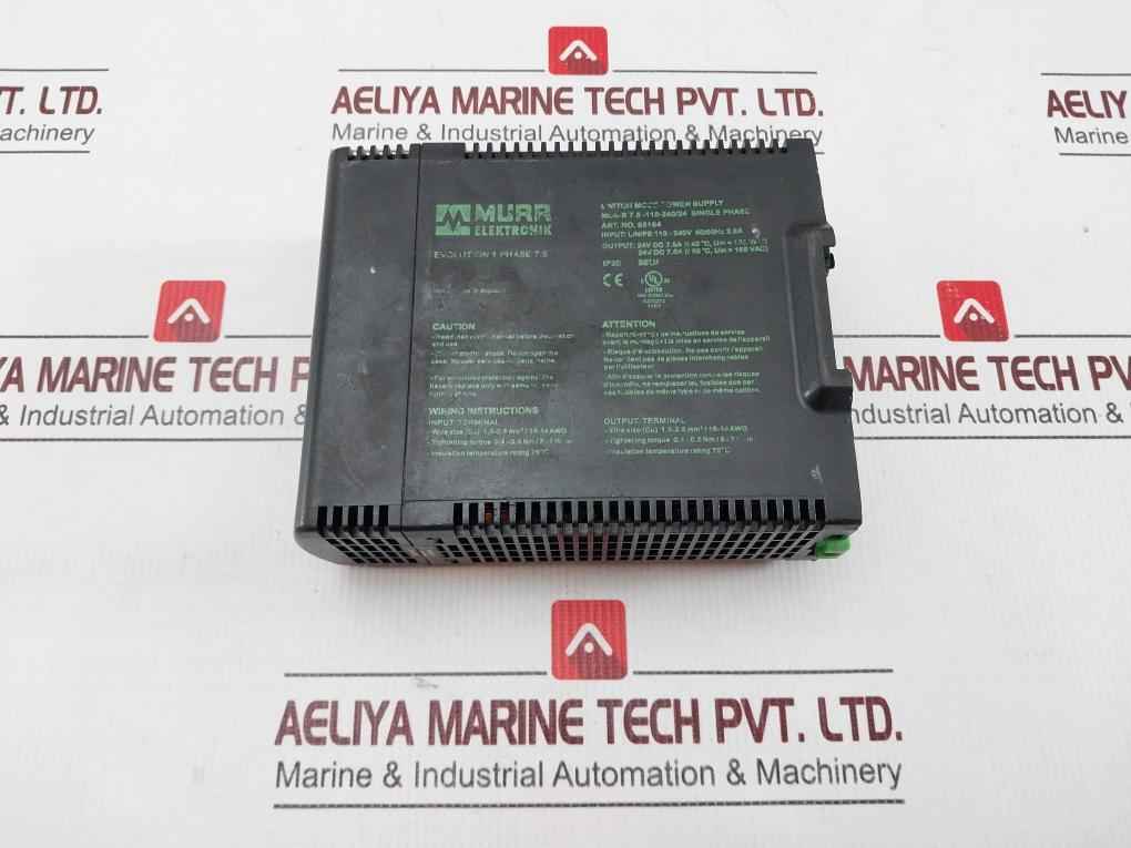 Murr Elektronik 85164 1 Phase 7.5 Switch Mode Power Supply 110-240V 50/60Hz 2.9A