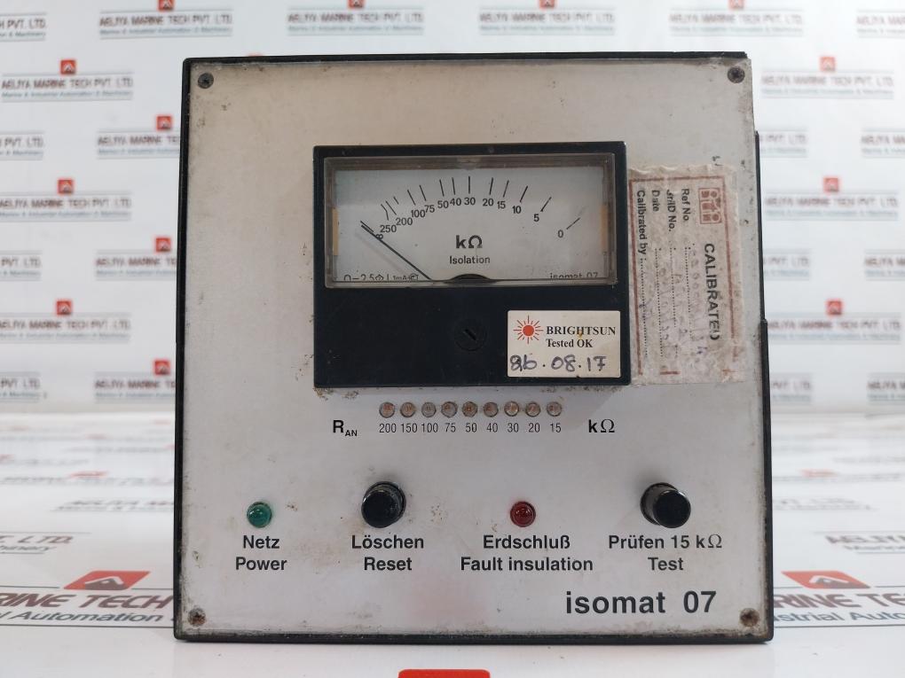 Mva Mess-und Verfahrenstechnik Isomat 07 0-250 K Ohm Isolation