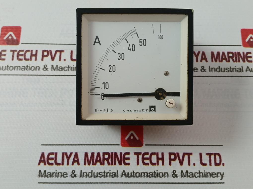 Mw Trop ± 22,5? Ammeter 0-50/100A