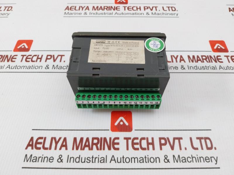 N15-02.5.R.1.0.0.0.00.808 Digital Panel Meter 230 V 50/60 Hz Lumel