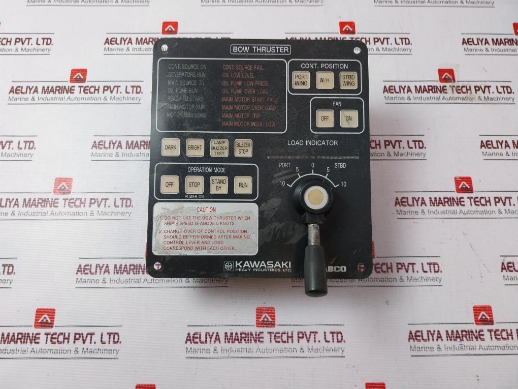 Nabco Bow Thruster Load Indicators Control Panel