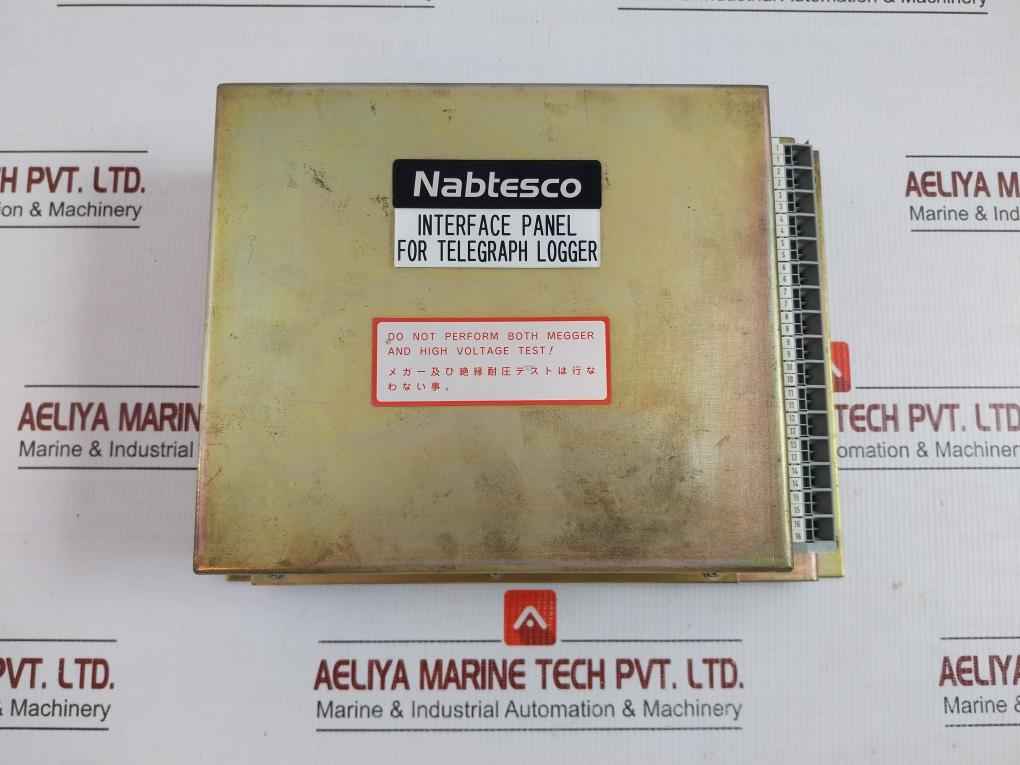 Nabtesco Interface Panel For Telegraph Logger Sku 202351
