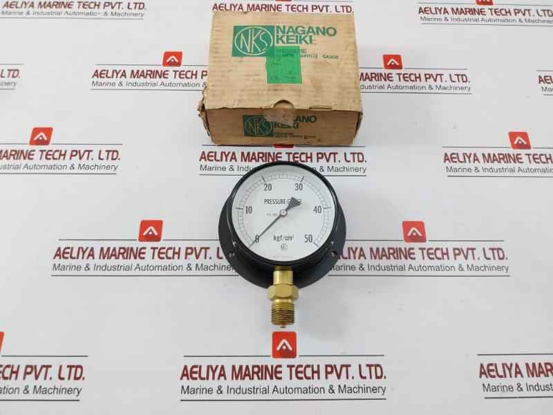 Nagano Keiki 0 To 50 Kgf/Cm2 Pressure Gauge Ae10-241