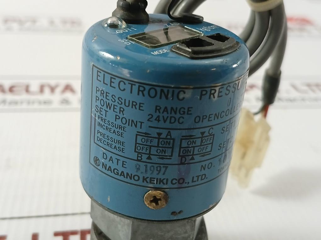 Nagano Keiki 24Vdc Electronic Pressure Switch Ce20