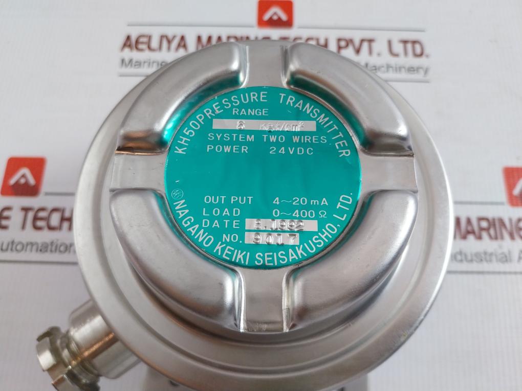 Pressure Transmitter 6 Kgf/Cm2 24Vdc Output 4-20 Ma Nagano Keiki Kh50