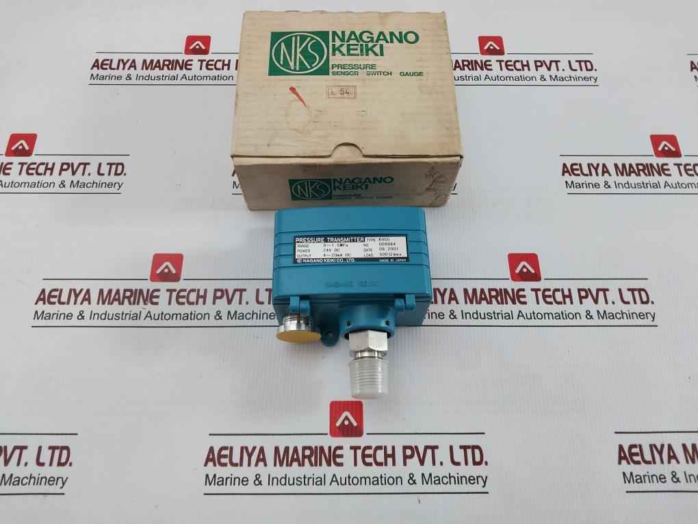 Nagano Keiki Pressure Transmitter Kh55 24V Dc