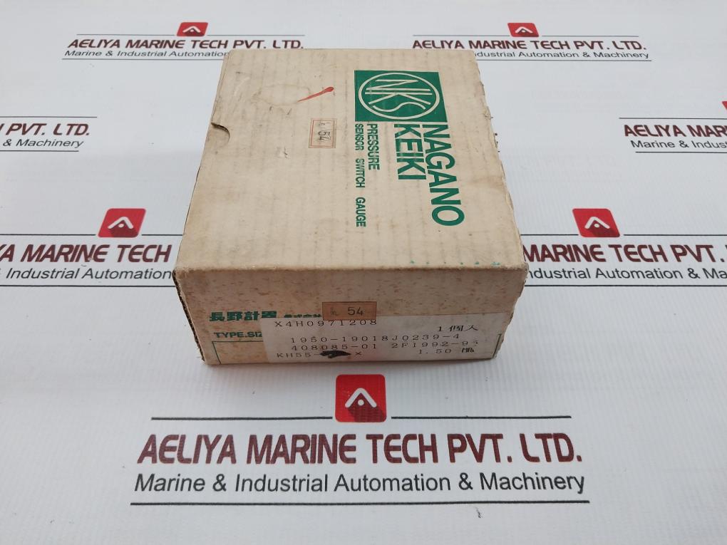 Nagano Keiki Pressure Transmitter Kh55 24V Dc