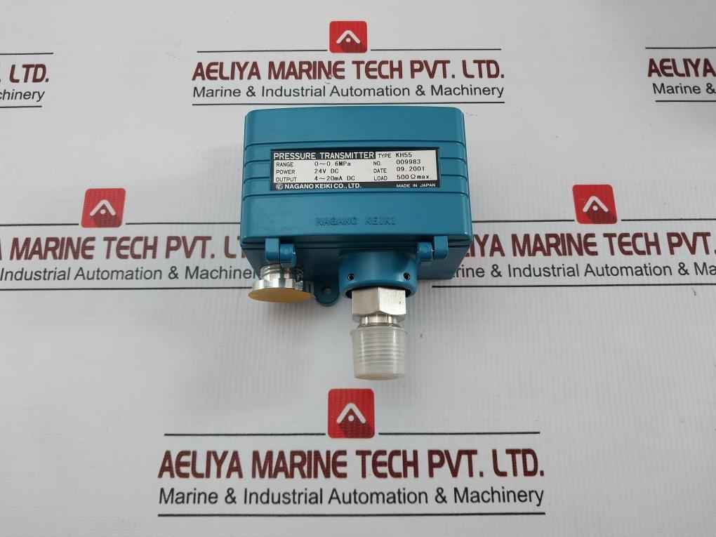 Nagano Keiki Pressure Transmitter Kh55 24V Dc