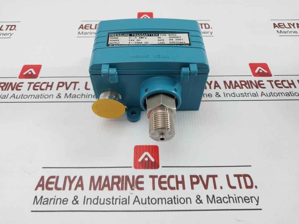 Nagano Keiki Pressure Transmitter Kh55 24V Dc